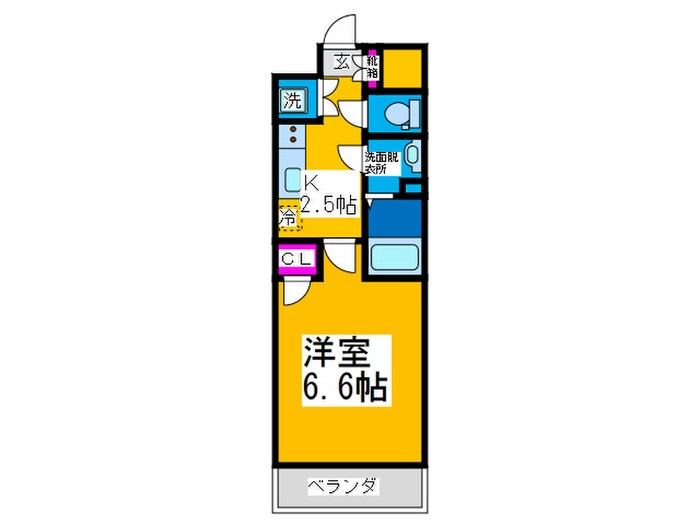 フォレストインサイド深井の物件間取画像