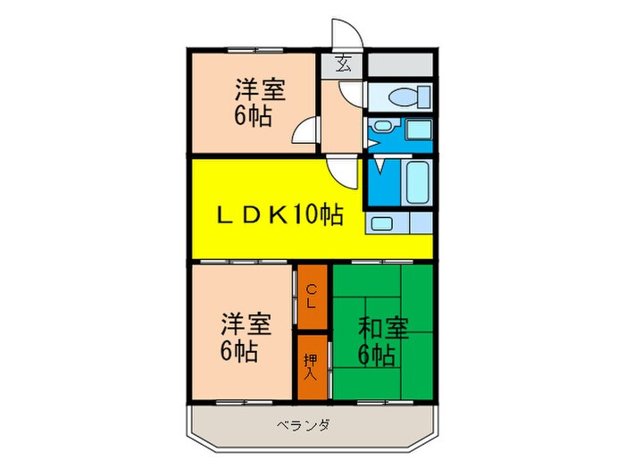 物件間取画像