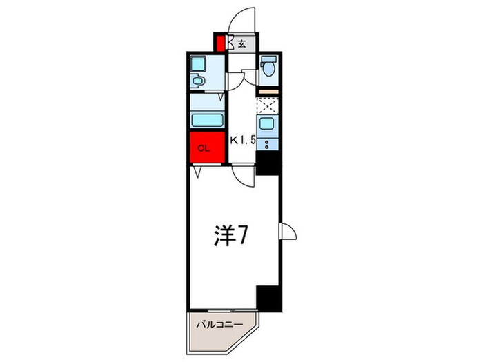 アシストみなと元町の物件間取画像