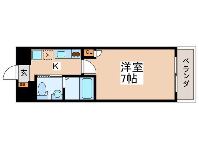 クリスタル昭和の物件間取画像