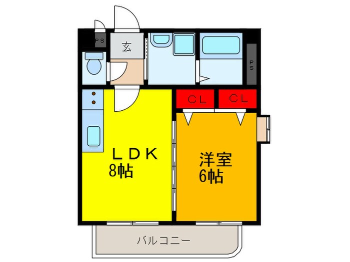 エスポワール永和の物件間取画像