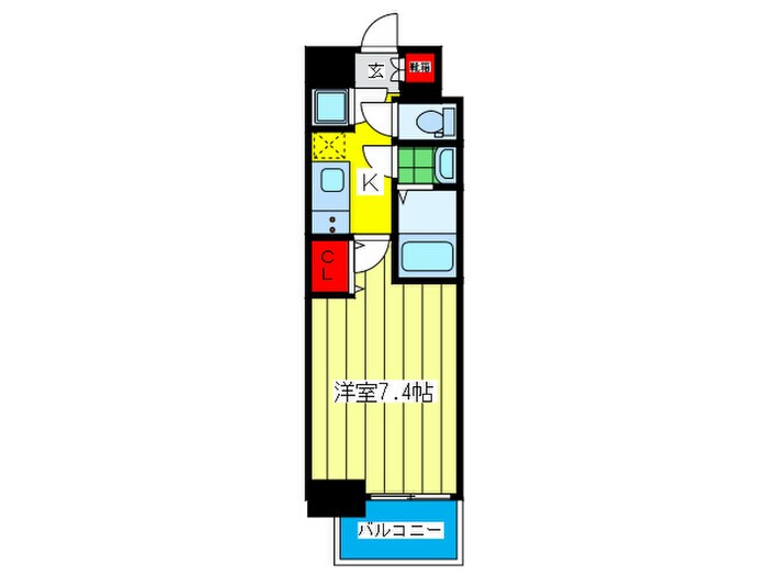 セレニテ京橋クレアの物件間取画像