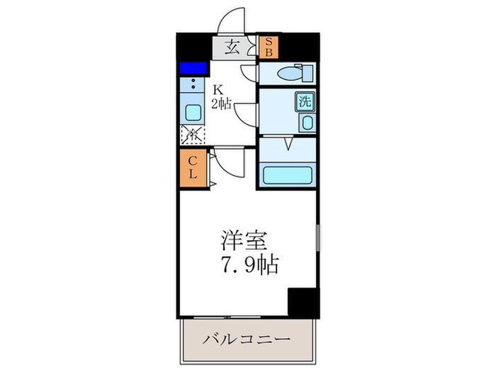 プレサンス京都北野白梅町(304)の物件間取画像