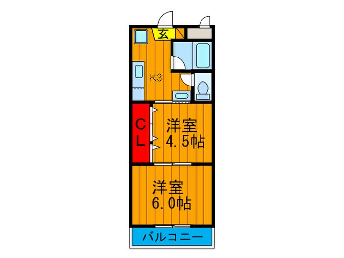 ベレ－ル枚方の物件間取画像