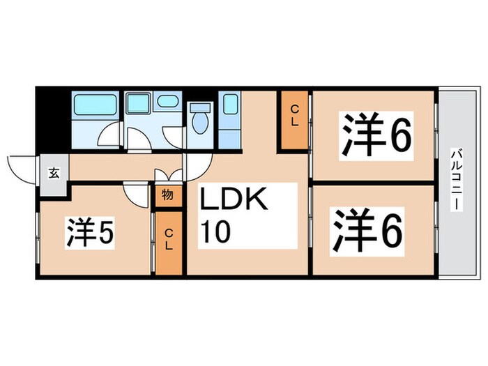 セントラルハイツの物件間取画像