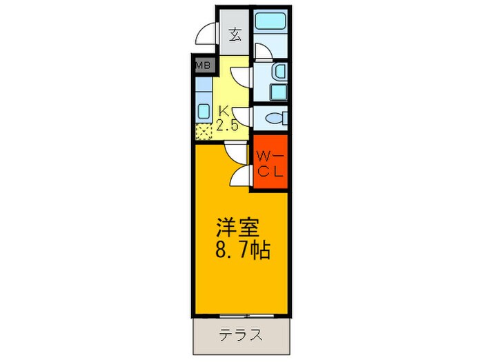ﾌｼﾞﾊﾟﾚｽﾊﾟﾙﾄﾈｰﾙさとのⅠ番館の物件間取画像