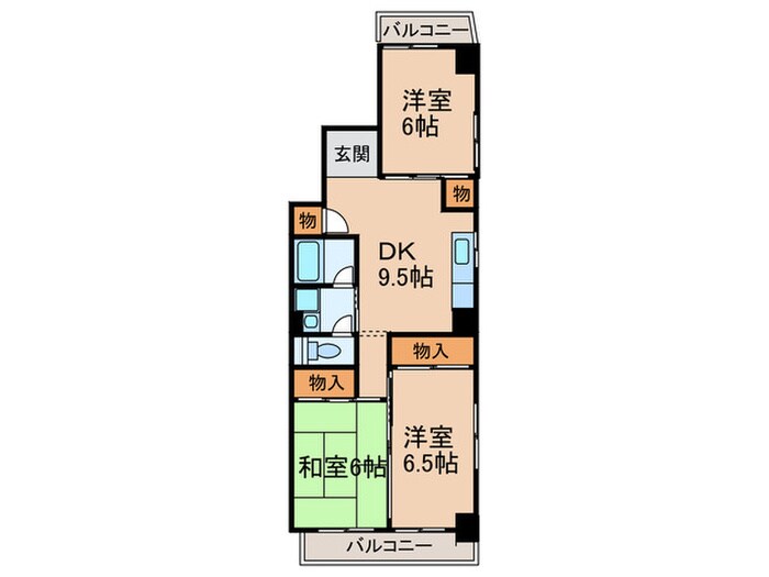 メゾン板宿の物件間取画像