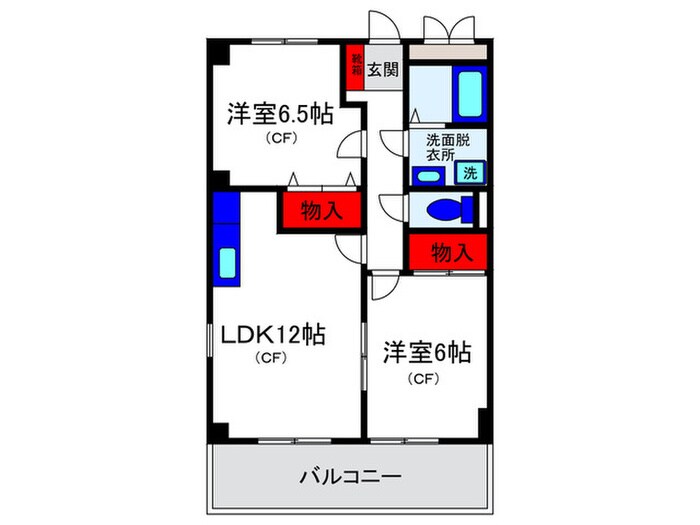 エクレ－ル箕輪の物件間取画像