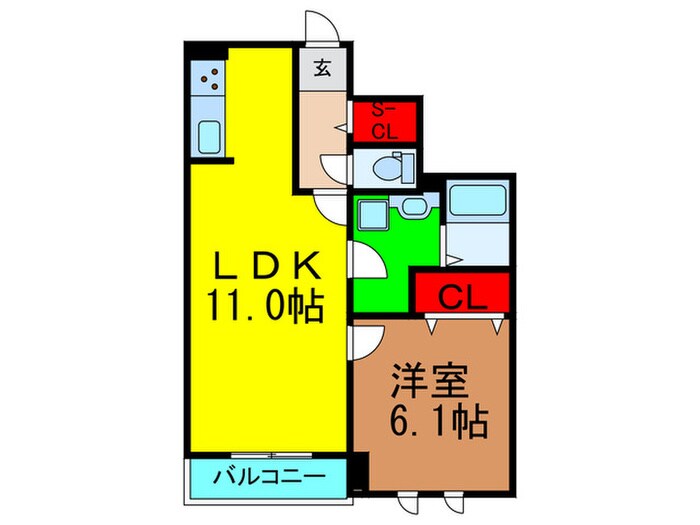 グランファーレの物件間取画像