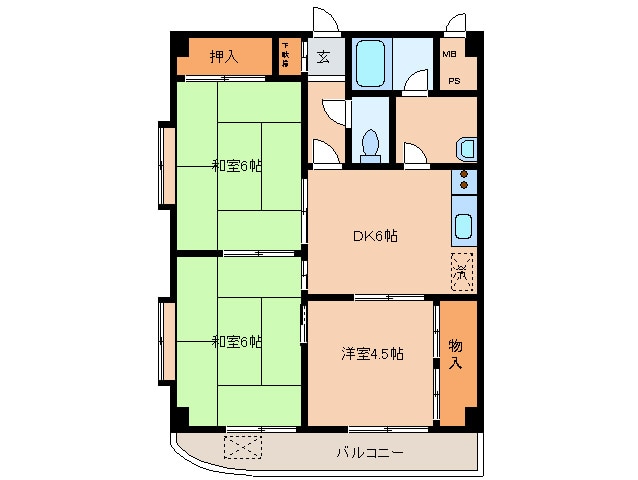 ルミエ－ル嵯峨野の物件間取画像