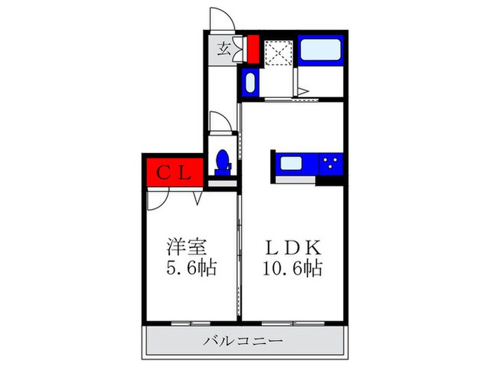 カ－スル池田の物件間取画像