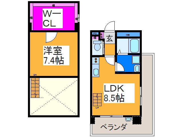 グレース長居の物件間取画像