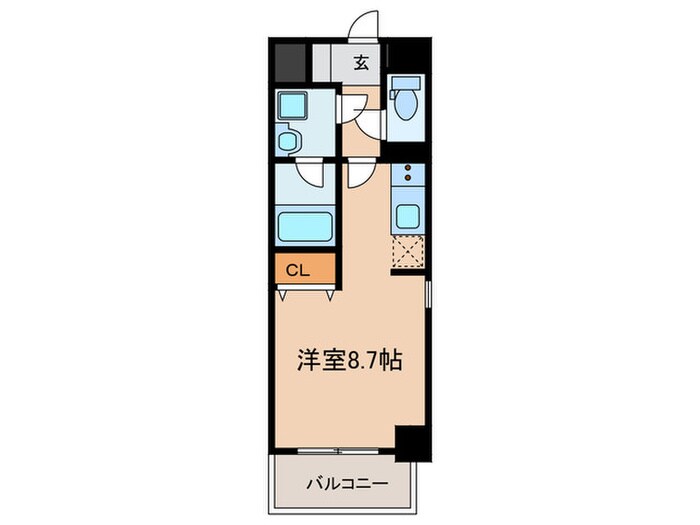 グランデュール大今里西Ⅱの物件間取画像