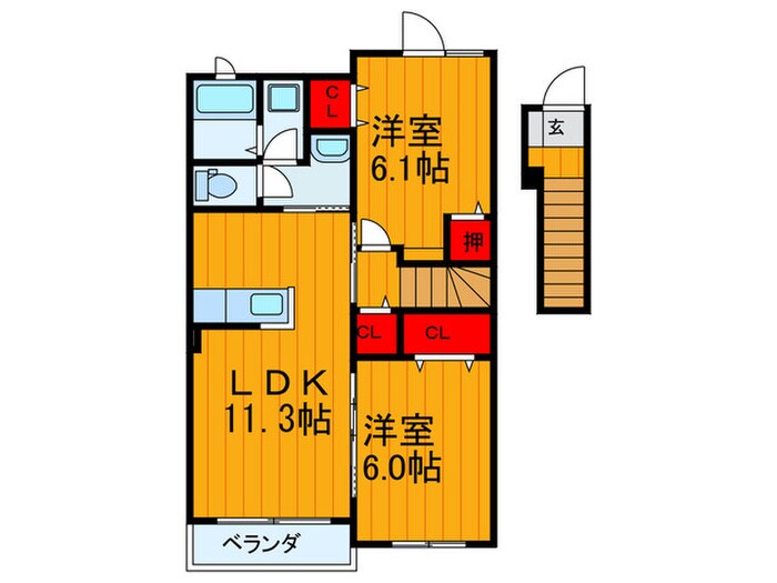 ＳＵＮＬＩＴの物件間取画像