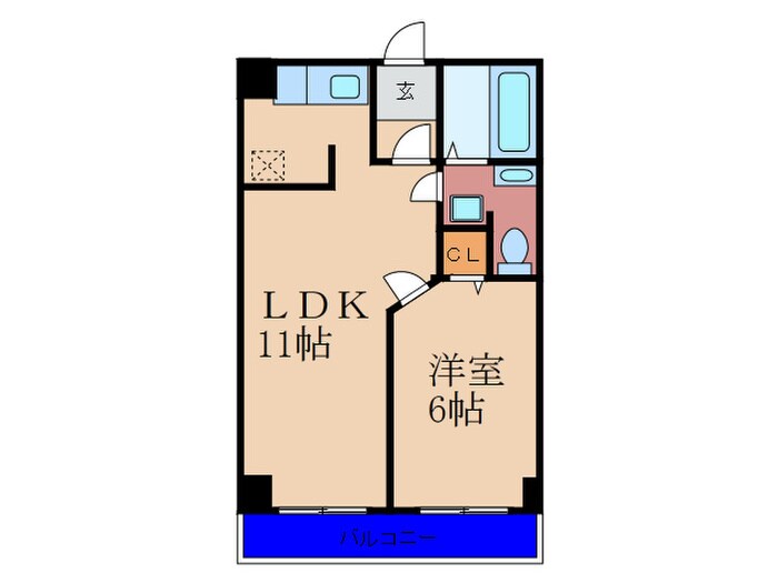 コ－ポラス翌檜の物件間取画像