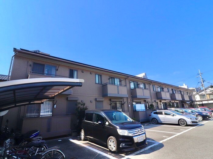 リバ－ハイツＡ棟の物件外観写真