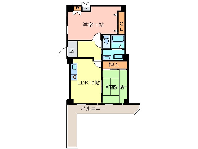 グランピア千船の物件間取画像