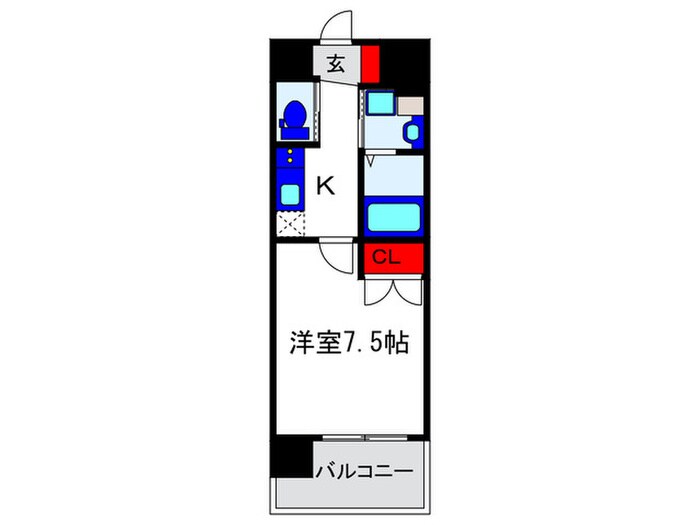 ハートフルスイーツ蛍池の物件間取画像