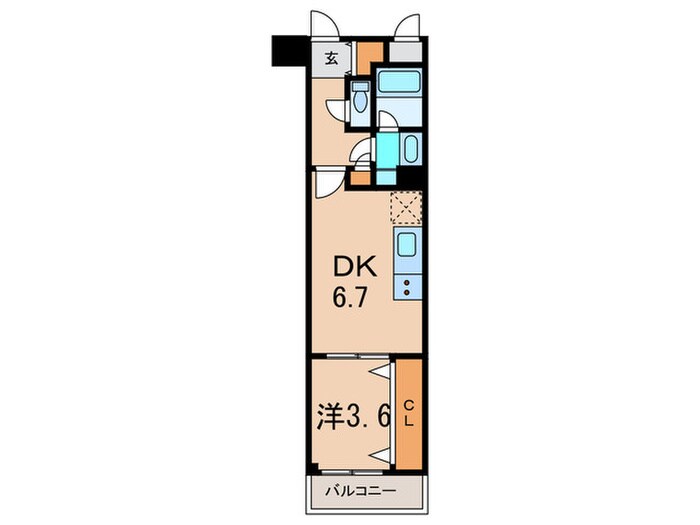 ヴィラ　ヴィオラ西宮北口の物件間取画像