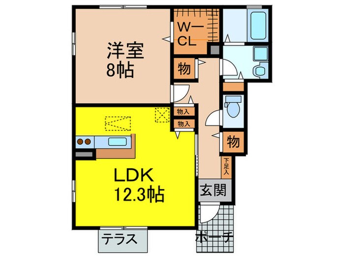 フランド－ルの物件間取画像
