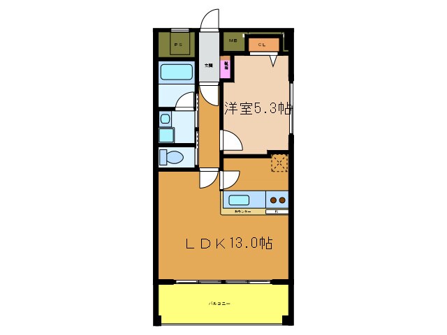 オルゴグラート鶴見の物件間取画像