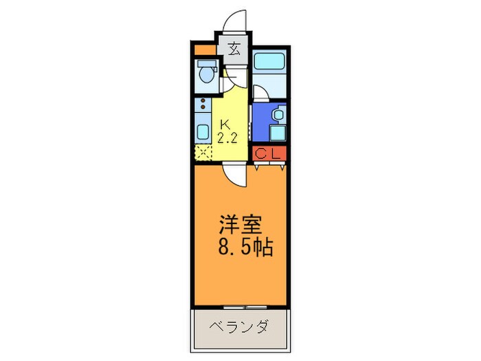 オルゴグラート鶴見の物件間取画像
