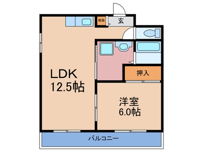 サンホワイティ豊里の物件間取画像