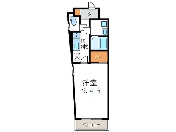 ドミ－ルＮＡＫＡＭＵＲＡの物件間取画像