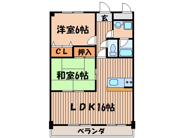 ＣＡＳＡ ＶＥＲＤＥの物件間取画像