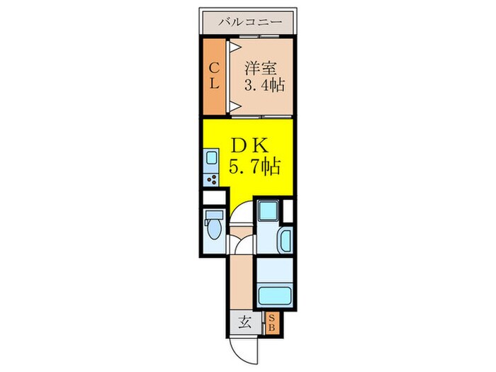 GRAND　STEADY　西中島の物件間取画像