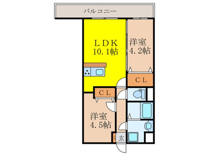 GRAND　STEADY　西中島の物件間取画像