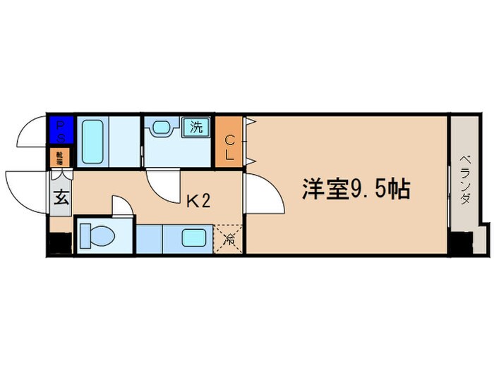 メゾン・フェアリ－の物件間取画像