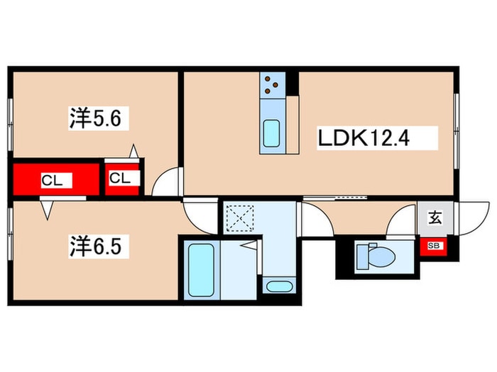 仮)D-room右京区嵯峨釈迦堂門前の物件間取画像