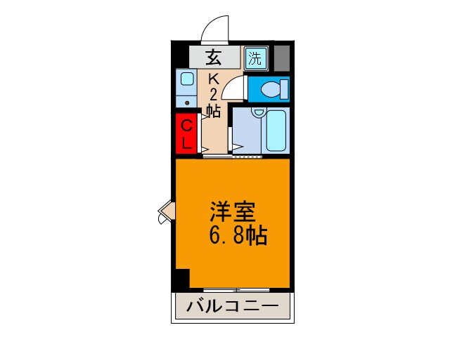 ブルグリンコ－ト布施駅前の物件間取画像