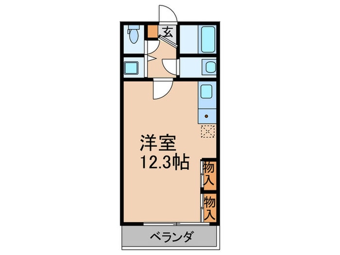 フォレステ－ジュ靭公園の物件間取画像