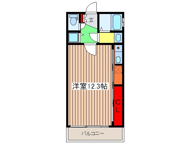 フォレステ－ジュ靭公園の物件間取画像