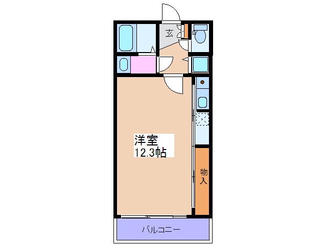 フォレステ－ジュ靭公園の物件間取画像