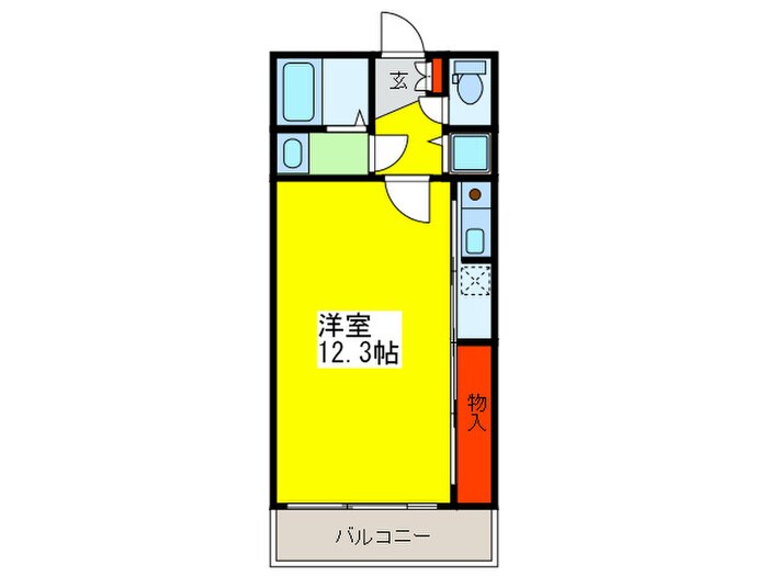 フォレステ－ジュ靭公園の物件間取画像