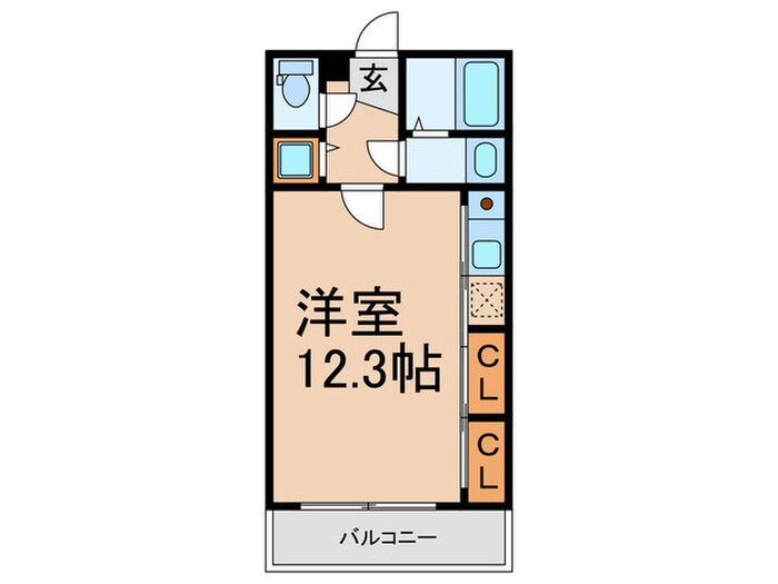 フォレステ－ジュ靭公園の物件間取画像