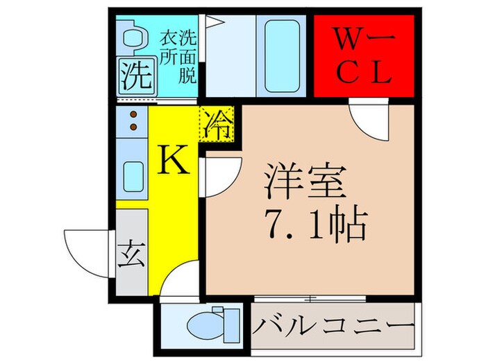 ﾌｼﾞﾊﾟﾚｽ吹田中の島公園Ⅰ番館の物件間取画像