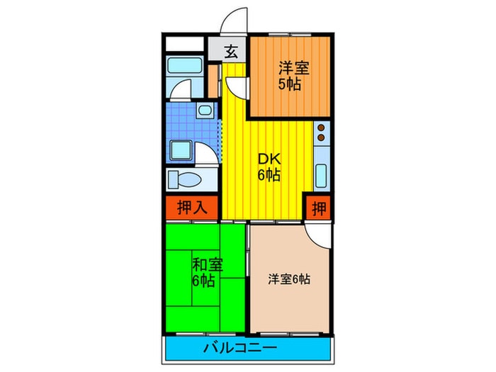 浅井マンションの物件間取画像