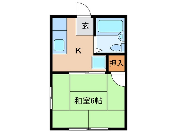 ハイム祖呂文の物件間取画像