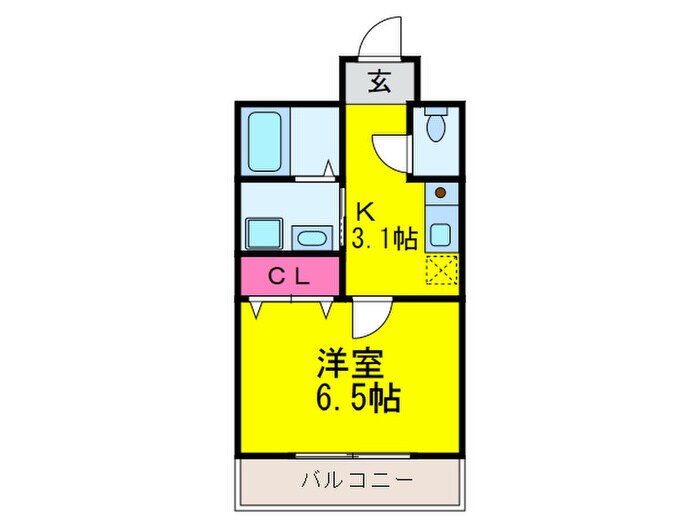 GROOVE平野の物件間取画像