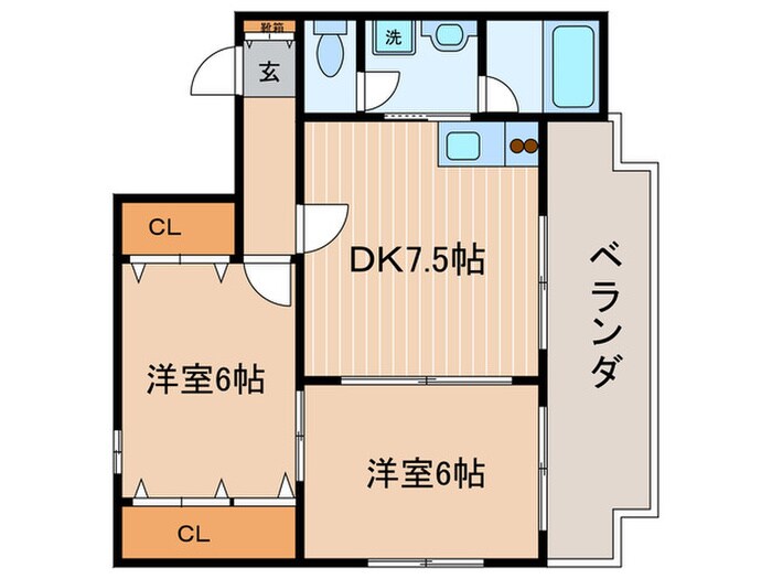 五条セフィ－マンションの物件間取画像