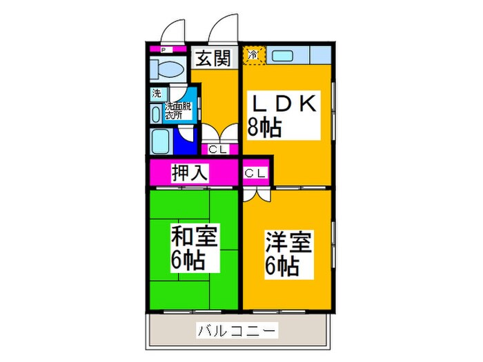 Ａ－ＨＥＩＧＨＴＳの物件間取画像