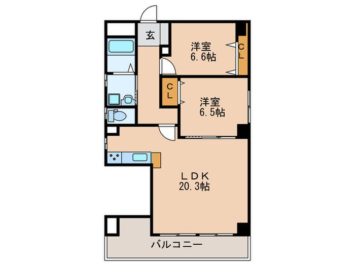 大幸ロイヤルA3の物件間取画像