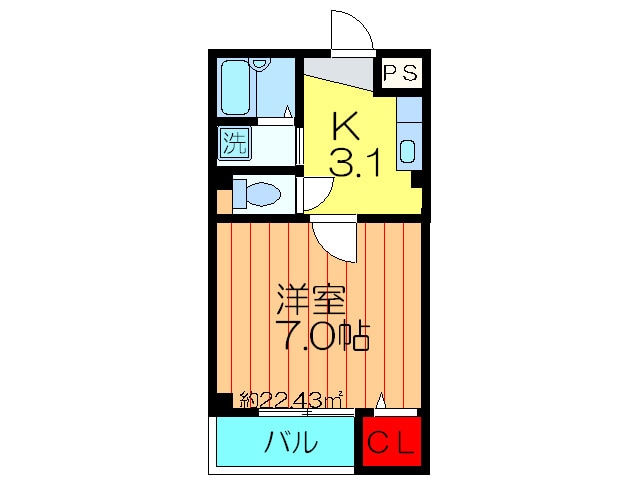 メゾンドオ－ブⅡの物件間取画像