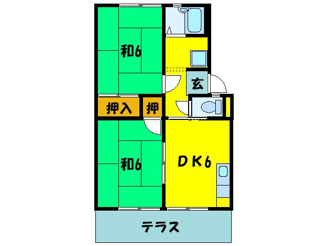 プレジ－ルＦの物件間取画像