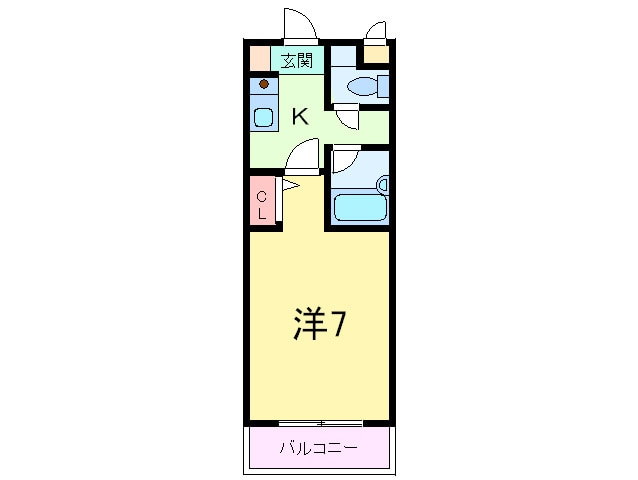 エスポワ－ル北町の物件間取画像