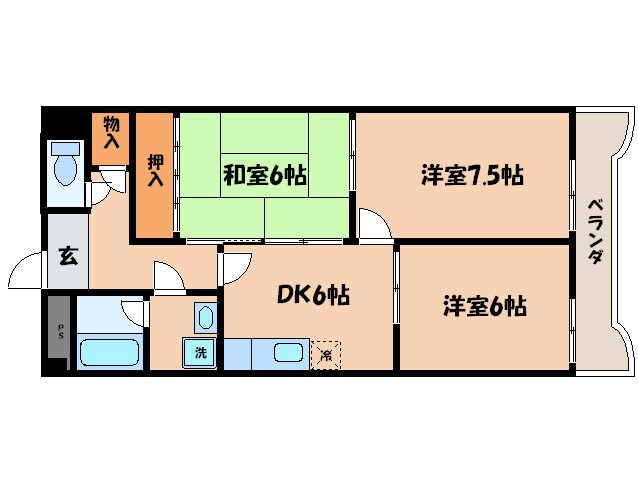 ヴィラ  ５１の物件間取画像